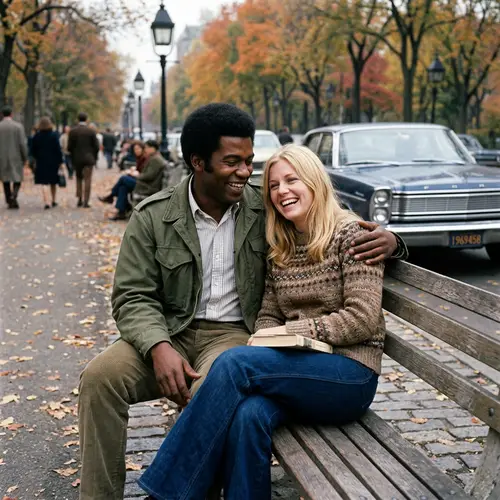 Diverse Relationships: Black Man and Caucasian Woman