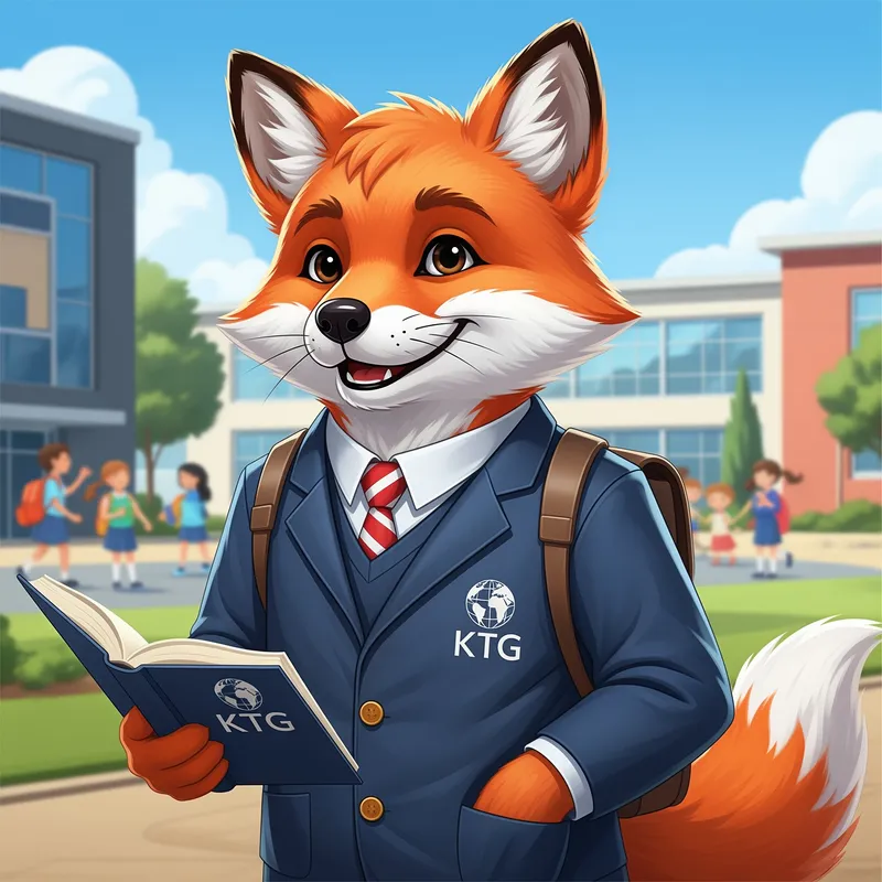 KTG School Fox Mascot Design