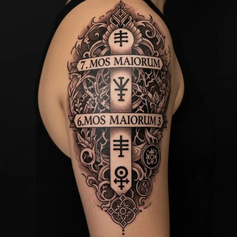 Roman Tattoo: Inspiring Ancient Art with 7 Precepts