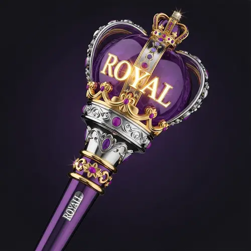 Royal Kpop Lightstick | Intricate Design for Royalty Fans