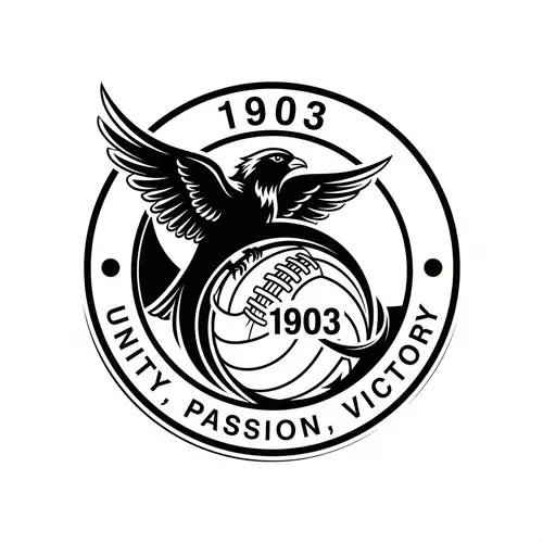 Vintage Soccer Team Logo | 1903 Football Emblem Design
