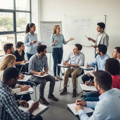 Diverse Training Session | Engaging 'Capacitación' Experience
