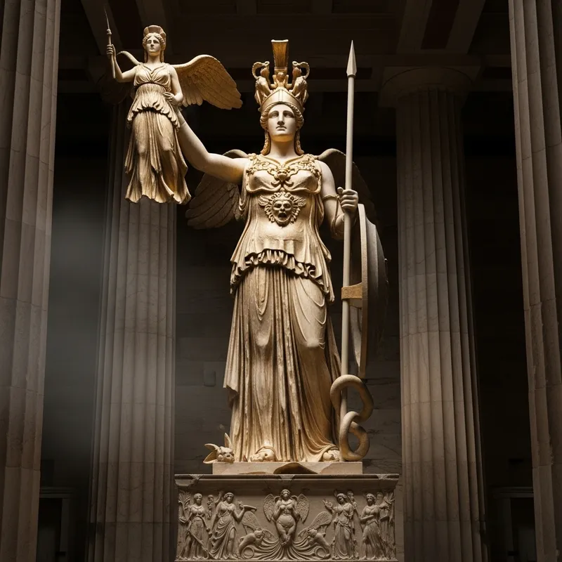 Goddess Athena Statue from the Parthenon Goddess Athena Statue from the Parthenon
