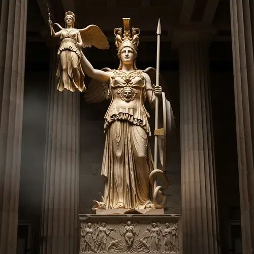 Goddess Athena Statue from the Parthenon