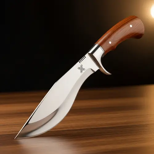 Detailed Traditional Nepalese Khukri Image