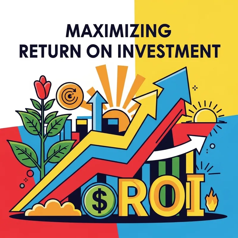 Maximizing ROI with Bold Pop Art Illustration