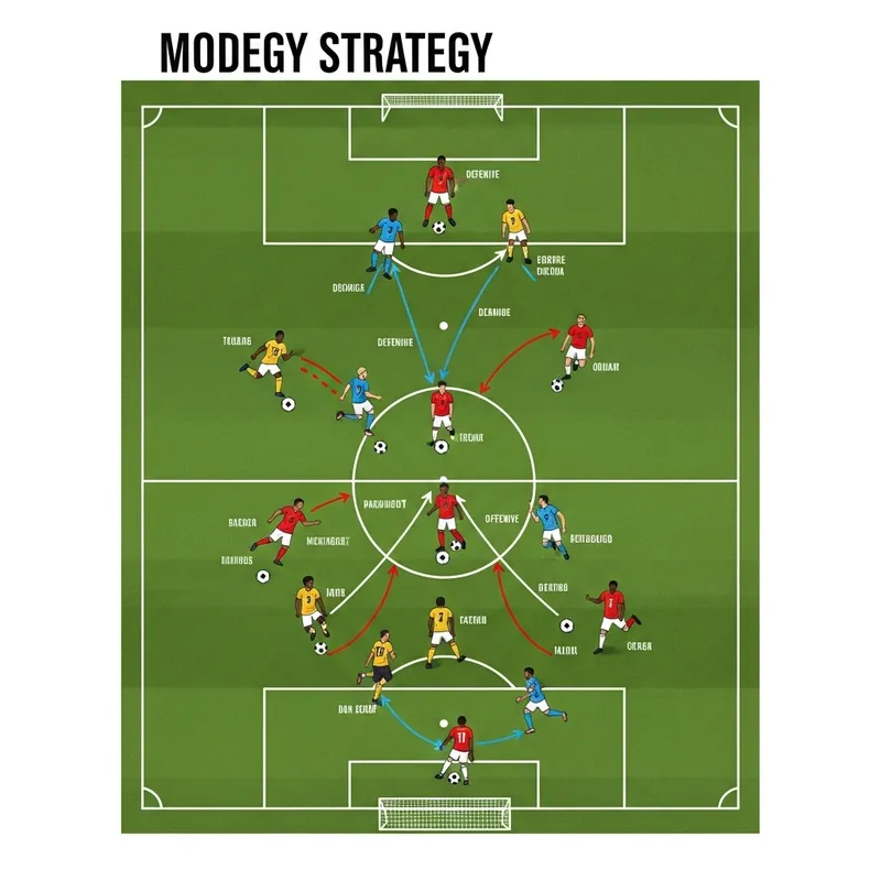 Modern Soccer Strategy - Diverse Player Positioning Modern Soccer Strategy - Diverse Player Positioning