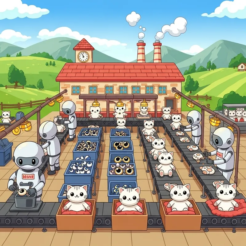 The Cat Factory - Discover the Magical World of Plush Feline Creations