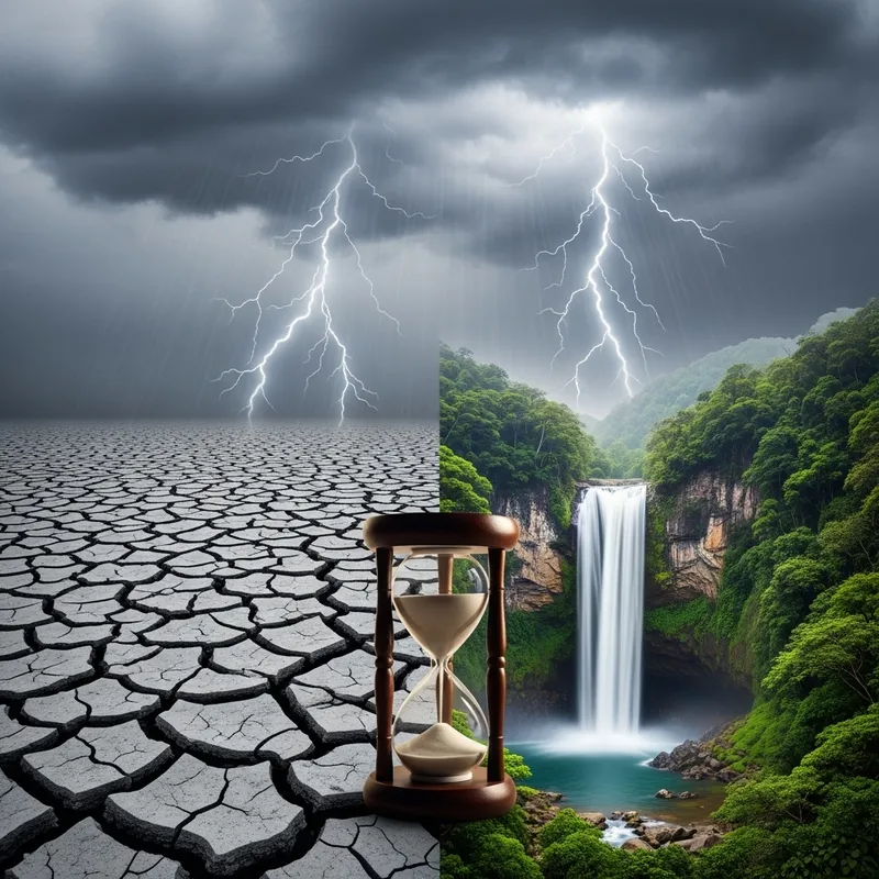 Artistic Representation of Climate Change Urgency