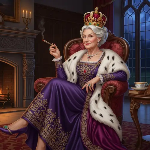 Queen Elisabeth | Royal Relaxation with a Herbal Smoking Roll