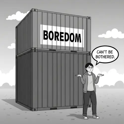 Boredom Container: A Towering Symbol of Apathy