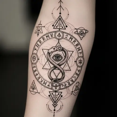 Magic Sigil & Alchemy Tattoo Designs