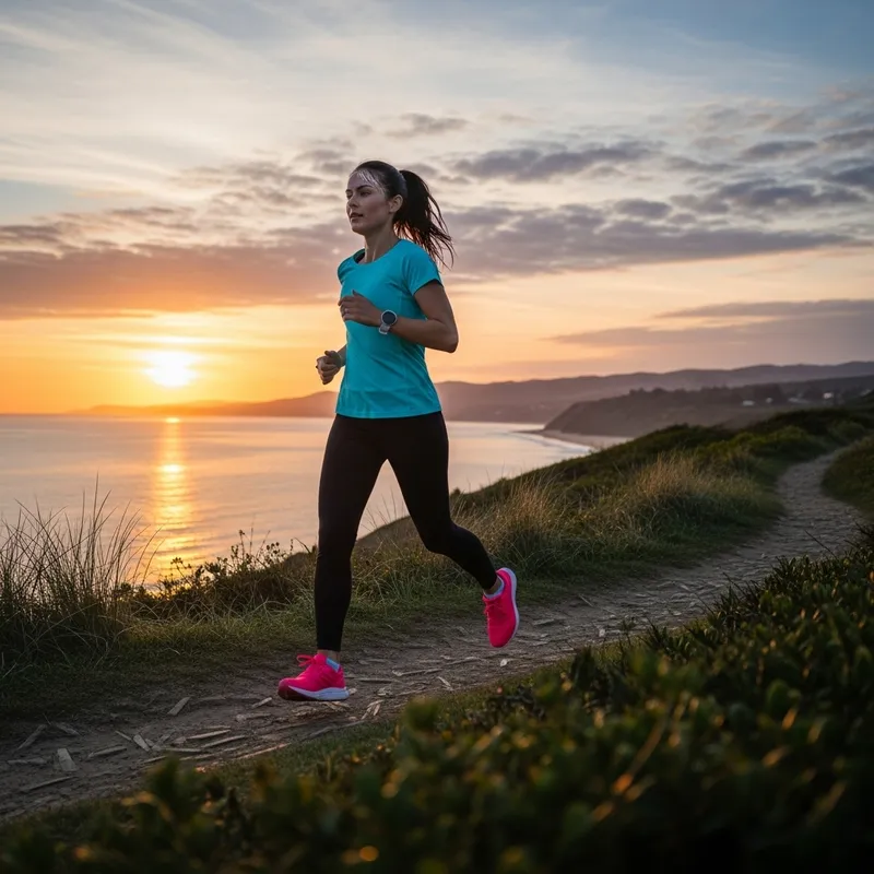 Jogging in Sportswear - Fitness Activity