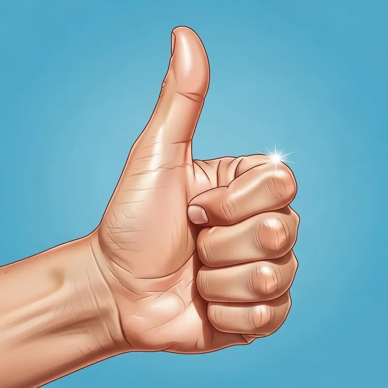 Positive Thumbs Up Illustration 👍