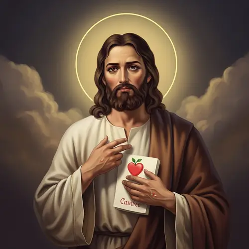 Traditional Depiction of Historical Figure: Compassion, Love, Wisdom