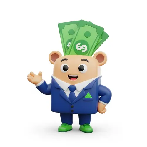 3D Bank Mascot Design | Friendly Doodle Style Character