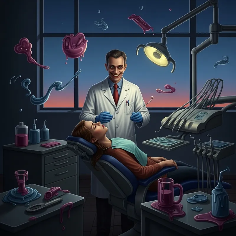 Dental Nightmare | Surreal Dental Horror Artwork