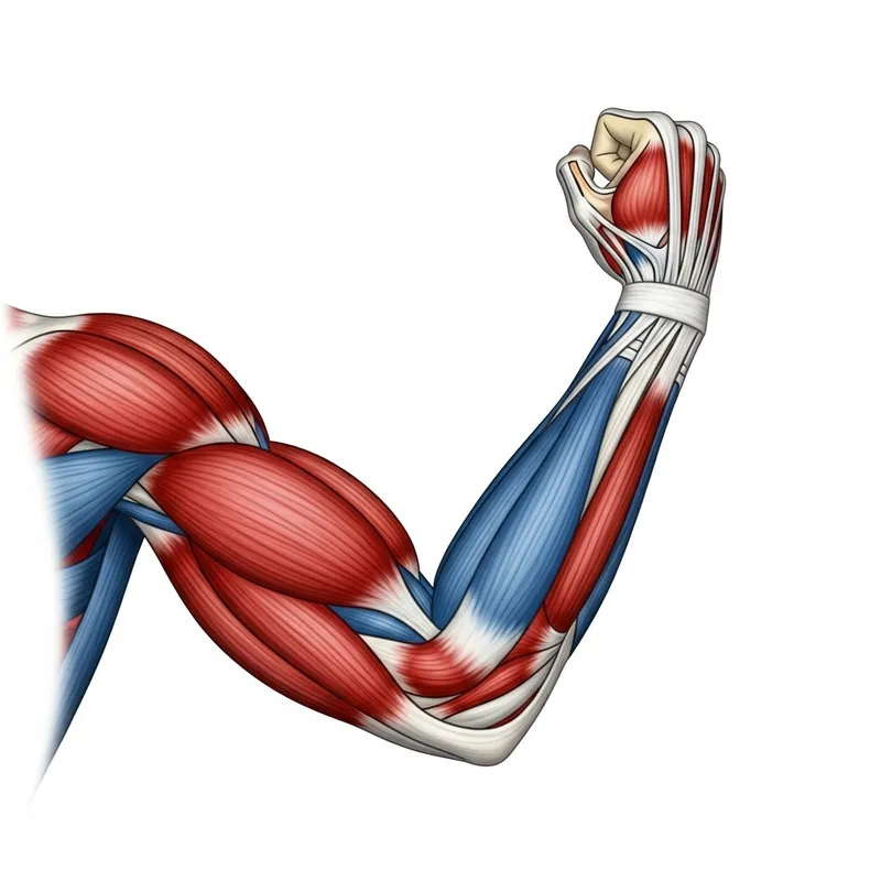 Arm Muscles - Triceps Dominate, Bicep Contrast