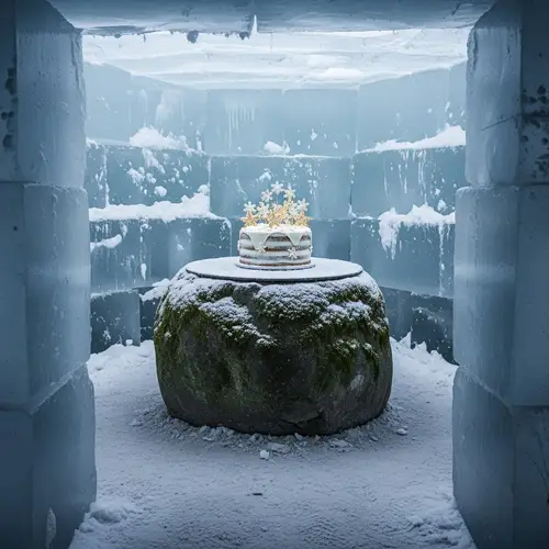 Ice House with Cake-Supporting Boulder | Unique Event Venue