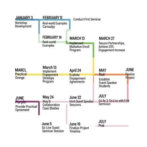 Detailed Timeline: Workshop Development to Go Live with First Seminar Session