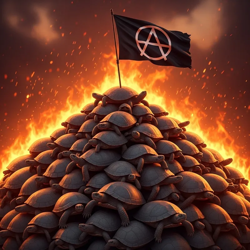 Anarchy Flag on Turtles: Resilience in Chaos Anarchy Flag on Turtles: Resilience in Chaos