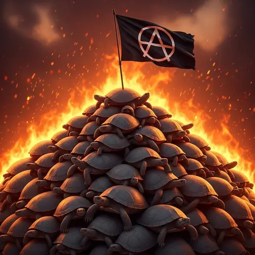 Anarchy Flag on Turtles: Resilience in Chaos