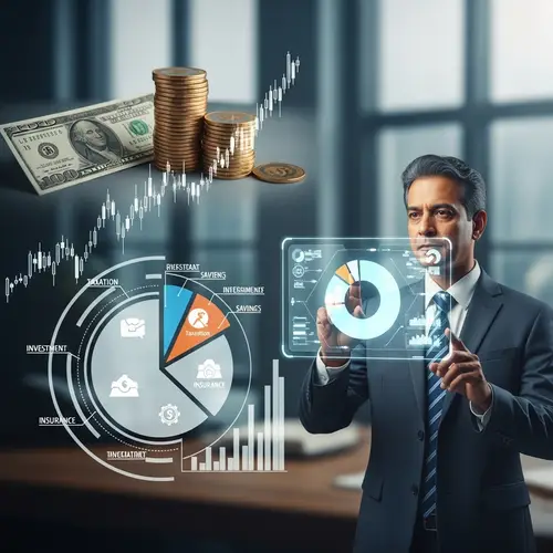 Finance Aspects Visualization | Investment, Taxation, Savings