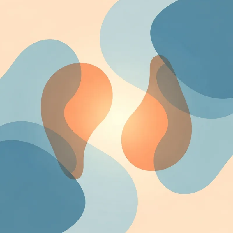 Empathy Abstract Art: Connecting Through Shapes Empathy Abstract Art: Connecting Through Shapes