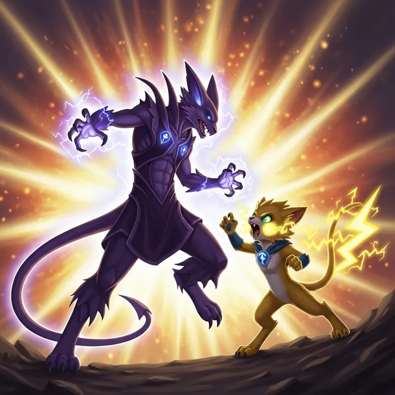 Epic Pokémon Battle: Mewtwo vs Pikachu