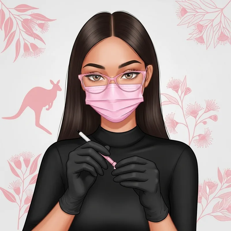 Young Woman Manicurist with Dark Brown Hair | Beauty Expertise