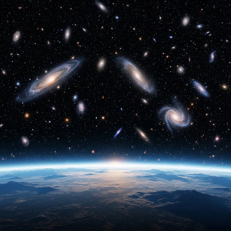 Vast Three-Dimensional Space with Galaxies and Quasars Vast Three-Dimensional Space with Galaxies and Quasars