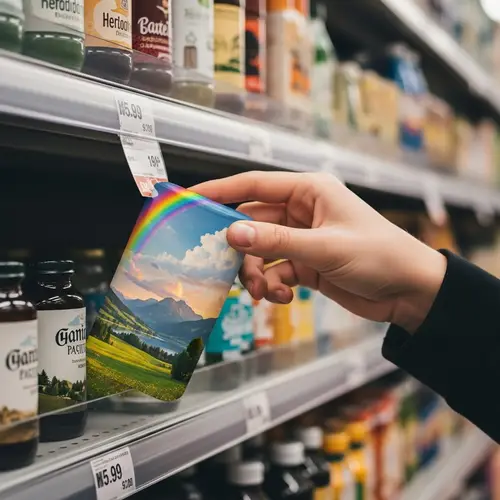 Dreamy Landscape Product Pickup | Supermarket Scene