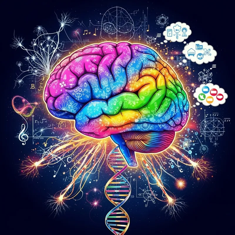 Discover the Colors of the Human Brain's Functions