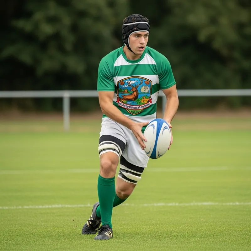 Rugby Player Center of Hunters of Missions