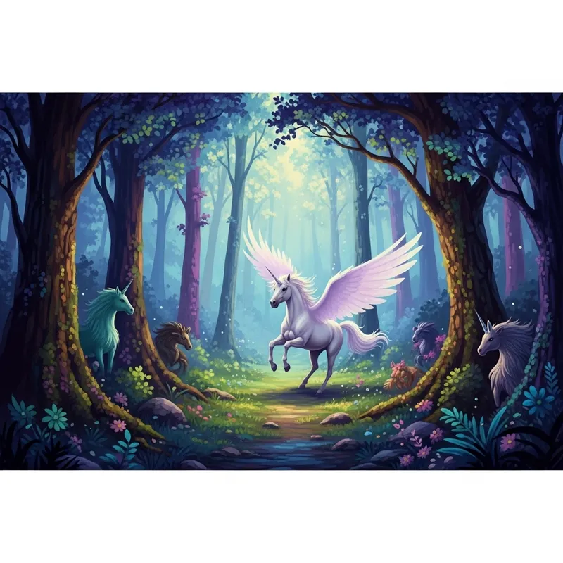 Whimsical Forest Unicorn | Capturing Myth & Majesty Whimsical Forest Unicorn | Capturing Myth & Majesty