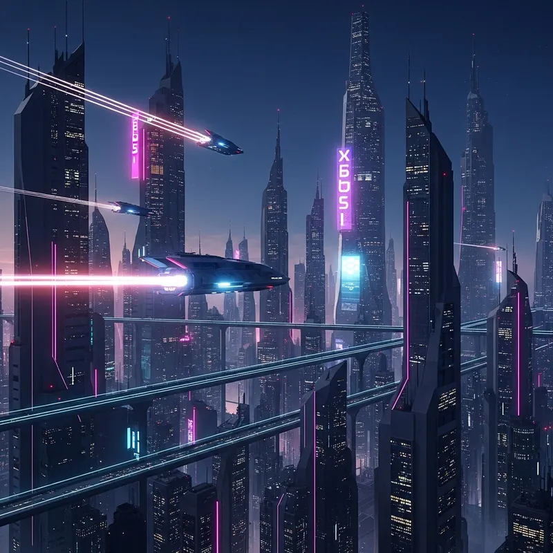Abstract Futuristic Cityscape | Discover An Optimistic Vision