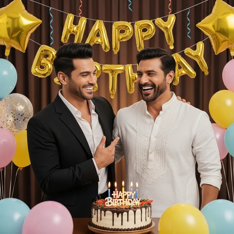 Happy Birthday Shahrukh and Salman Celebration
