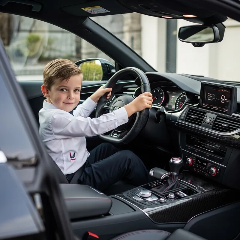 Rich Boy in Audi RS7