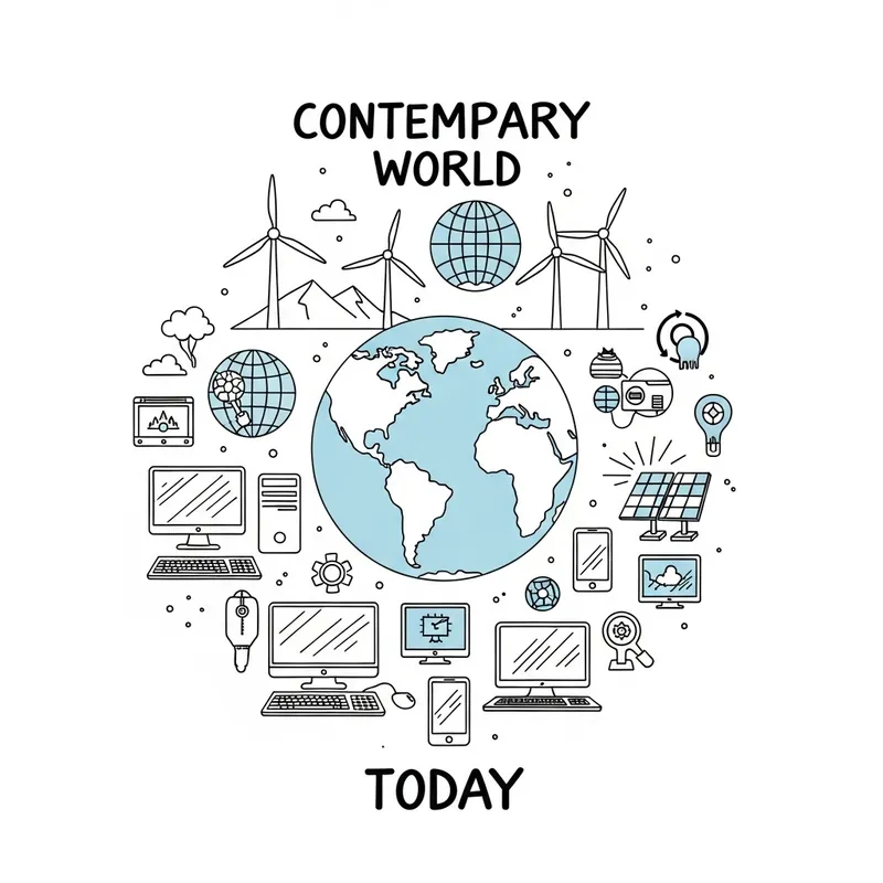 Contemporary World Sketch: Modernity & Global Elements