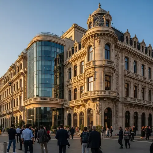 Captivating Architecture Building | Iconic Blend of Modern and Traditional Design