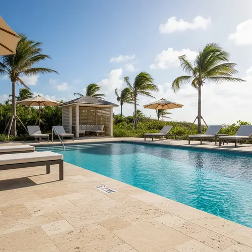 Tranquil Poolside Oasis | Outdoor Elegance