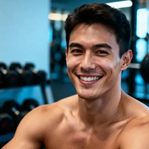 Professional Headshot of a Fit Model Trainer