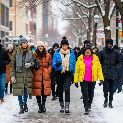 Stylish Down Jacket Fashion in Minneapolis