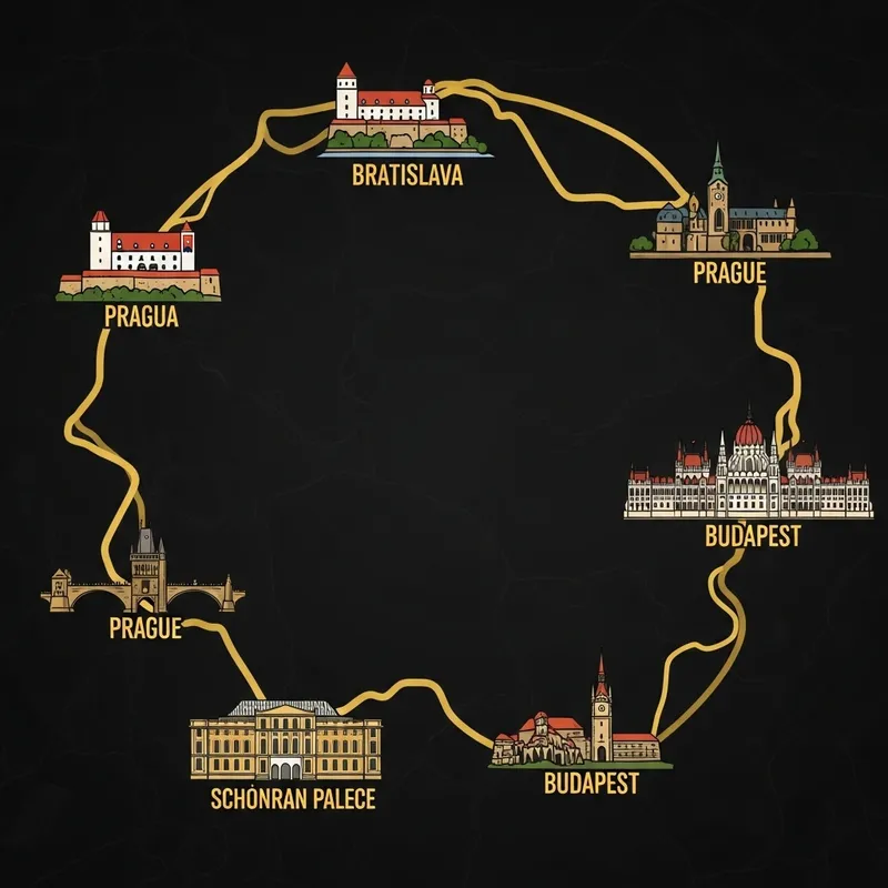 Explore the Golden Motorcycle Route: Bratislava, Prague, Vienna, Budapest
