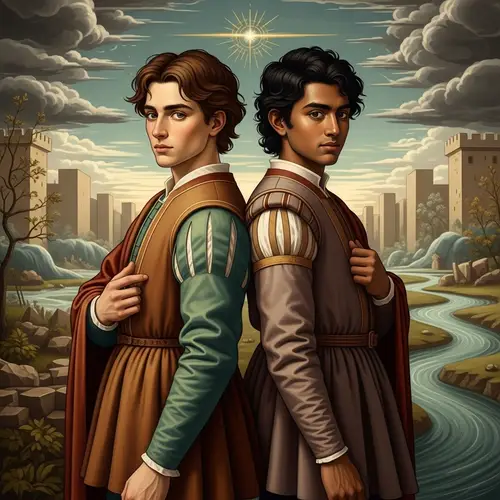 Renaissance Styled Artwork: Tale of Forbidden Love