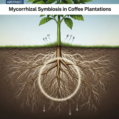 Coffee Plantation Mycorrhizal Fungi | Symbiotic Relationship Visualized