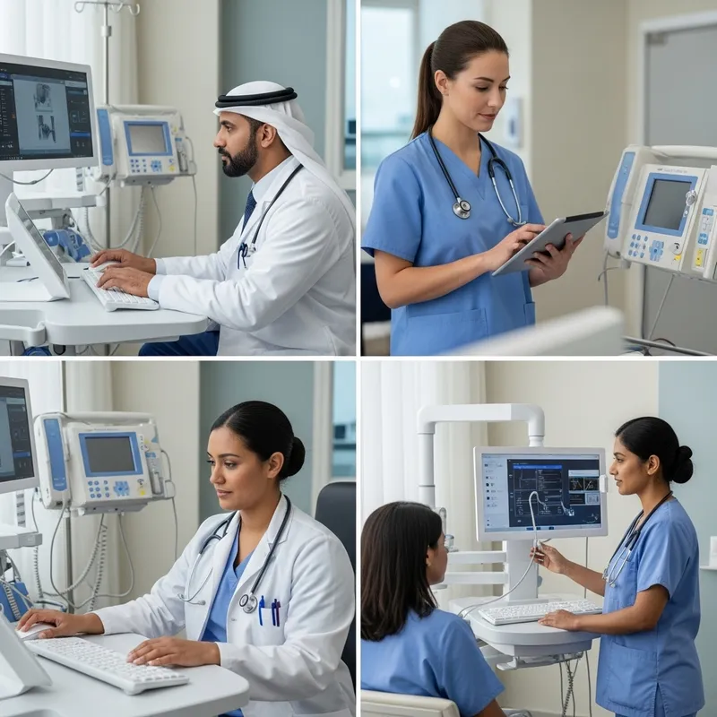 Modern Hospital with Advanced Internet Medical Equipment Modern Hospital with Advanced Internet Medical Equipment