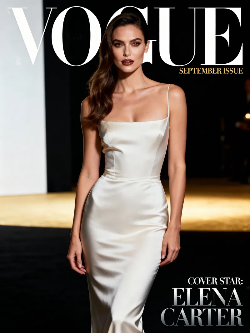 Professional Magazine Cover Model