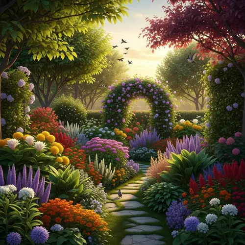 Tranquil Garden Oasis | Nature's Serene Haven