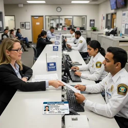 Driver's License Renewal Process at Local DMV Office
